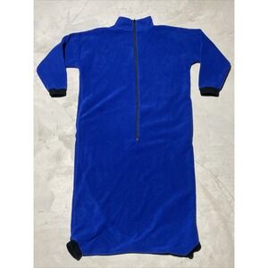 Vintage Trailridge One Size Fits Most Adult Fleece Jumpsuit Blue with Pockets